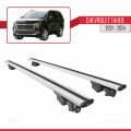 Chevrolet Tahoe 2021-2024 Arası ile Uyumlu HOOK Model Ara Atkı Tavan Barı Gri 2 Adet