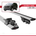 Chevrolet Tahoe 2021-2024 Arası ile Uyumlu HOOK Model Ara Atkı Tavan Barı Gri 2 Adet