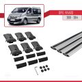 Opel Vivaro A 2001-2014 Arası ile Uyumlu FLY Model Ara Atkı Tavan Barı Gri 3 Adet