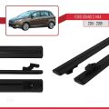 Ford Grand C-Max (C344) 2011-2019 Arası ile Uyumlu BASIC Model Ara Atkı Tavan Barı Siyah 2 Adet