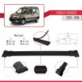 Renault Kangoo (X76) Post-Facelift 2003-2008 Arası ile Uyumlu FLY Model Ara Atkı Tavan Barı Siyah 2 Adet