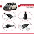 Toyota Yaris Verso (XP20) 1999-2005 Arası ile Uyumlu ACE-1 Ara Atkı Tavan Barı Gri 2 Adet