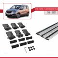 Opel Combo E Cargo 2019-2022 Arası ile Uyumlu FLY Model Ara Atkı Tavan Barı Gri 3 Adet