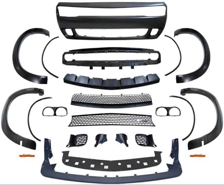 Dodge Challenger 2015-2023 Hellcat Ön Tampon Full Set