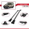 Renault Kangoo (X76) Post-Facelift 2003-2008 Arası ile Uyumlu FLY Model Ara Atkı Tavan Barı Gri 2 Adet