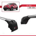 Fiat 500 X 2014 ve Sonrası ile Uyumlu ACE-2 Ara Atkı Tavan Barı Gri 2 Adet