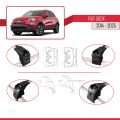 Fiat 500 X 2014 ve Sonrası ile Uyumlu ACE-2 Ara Atkı Tavan Barı Gri 2 Adet