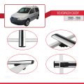 Volkswagen Caddy 3 (2K) 2003-2010 Arası ile Uyumlu BASIC Model Ara Atkı Tavan Barı Gri 4 Adet