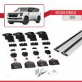 Nissan Armada 2025 ve Sonrası ile Uyumlu ACE-2 Ara Atkı Tavan Barı Gri 2 Adet