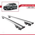 BMW 2 Series Active Tourer 2022-2024 Arası ile Uyumlu HOOK Model Ara Atkı Tavan Barı Gri 2 Adet