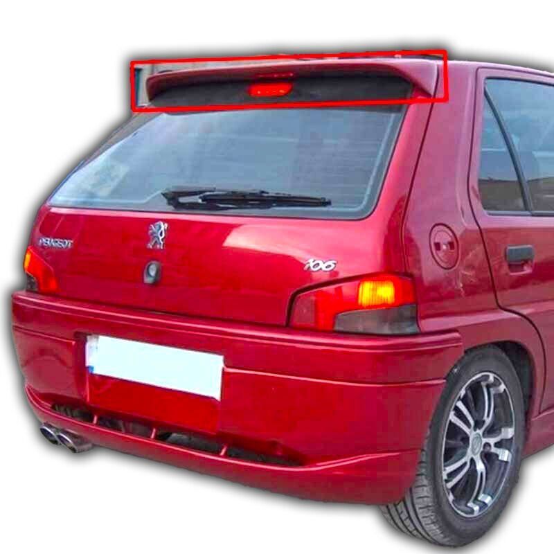 Peugeot 106 Uyumlu Yedek Parça Spoiler Boyalı Fiber
