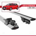 Audi A3 Sportback 2015-2020 Arası ile Uyumlu HOOK Model Ara Atkı Tavan Barı Gri 2 Adet
