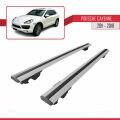 Porsche Cayenne 2 (92A) 2011-2018 Arası ile Uyumlu HOOK Model Ara Atkı Tavan Barı Gri 2 Adet