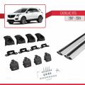 Cadillac XT5 2017-2024 Arası ile Uyumlu ACE-2 Ara Atkı Tavan Barı Gri 2 Adet