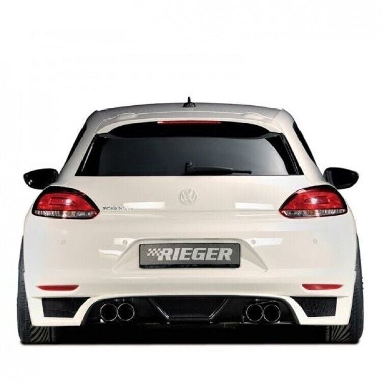 Volkswagen Scirocco 2009 - 2014 Uyumlu Yedek Parça Rieger Difüzör (Plastik)