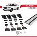 Nissan Kicks 2018-2024 Arası ile Uyumlu ACE-2 Ara Atkı Tavan Barı Gri 2 Adet