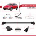 VW Golf Alltrack Mk7 2017-2019 Arası ile Uyumlu FLY Model Ara Atkı Tavan Barı Gri 3 Adet