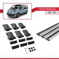 Nissan Primastar 2001-2014 Arası ile Uyumlu FLY Model Ara Atkı Tavan Barı Gri 3 Adet