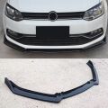 Volkswagen Polo 2009-2017 Uyumlu Yedek Parça MK5 3 Parça Ön Lip (Plastik)