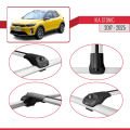 Kia Stonic 2017 ve Sonrası ile Uyumlu ACE-1 Ara Atkı Tavan Barı Gri 2 Adet