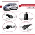 Toyota Corolla Verso 2 (AR10) 2004-2010 Arası ile Uyumlu ACE-1 Ara Atkı Tavan Barı Gri 2 Adet
