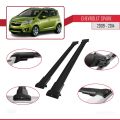 Chevrolet Spark (M300) 2009-2014 Arası ile Uyumlu FLY Model Ara Atkı Tavan Barı Siyah 2 Adet