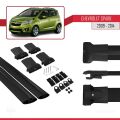 Chevrolet Spark (M300) 2009-2014 Arası ile Uyumlu FLY Model Ara Atkı Tavan Barı Siyah 2 Adet