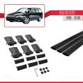 Volvo V70 1998-2000 Arası ile Uyumlu FLY Model Ara Atkı Tavan Barı Siyah 3 Adet