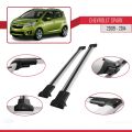 Chevrolet Spark (M300) 2009-2014 Arası ile Uyumlu FLY Model Ara Atkı Tavan Barı Gri 2 Adet