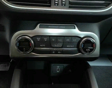 Ford Focus  Uyumlu Yedek Parça  2019+ Klima Panel Kaplama Sılver(paslanmaz Çelık)