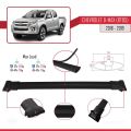 Chevrolet D-Max (RT85) 2016-2019 Arası ile Uyumlu FLY Model Ara Atkı Tavan Barı Siyah 2 Adet