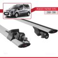 Peugeot Partner 2 Tepee 2008-2018 Arası ile Uyumlu HOOK Model Ara Atkı Tavan Barı Gri 2 Adet