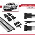 Chevrolet D-Max (RT85) 2016-2019 Arası ile Uyumlu FLY Model Ara Atkı Tavan Barı Gri 2 Adet