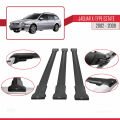 Jaguar X-Type Estate 2002-2009 Arası ile Uyumlu FLY Model Ara Atkı Tavan Barı Siyah 3 Adet