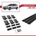 Jaguar X-Type Estate 2002-2009 Arası ile Uyumlu FLY Model Ara Atkı Tavan Barı Siyah 3 Adet