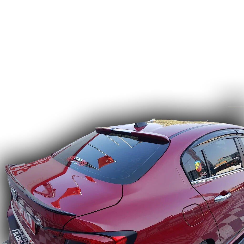 Fiat Egea Uyumlu Yedek Parça Cam Üstü Spoiler Boyasız
