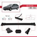 Volvo V40 1999-2004 Arası ile Uyumlu FLY Model Ara Atkı Tavan Barı Siyah 3 Adet