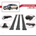 Chrysler 300C Touring 2005-2010 Arası ile Uyumlu FLY Model Ara Atkı Tavan Barı Siyah 3 Adet