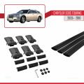 Chrysler 300C Touring 2005-2010 Arası ile Uyumlu FLY Model Ara Atkı Tavan Barı Siyah 3 Adet
