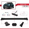 Peugeot 2008 (A94) 2013-2019 Arası ile Uyumlu FLY Model Ara Atkı Tavan Barı Siyah 2 Adet