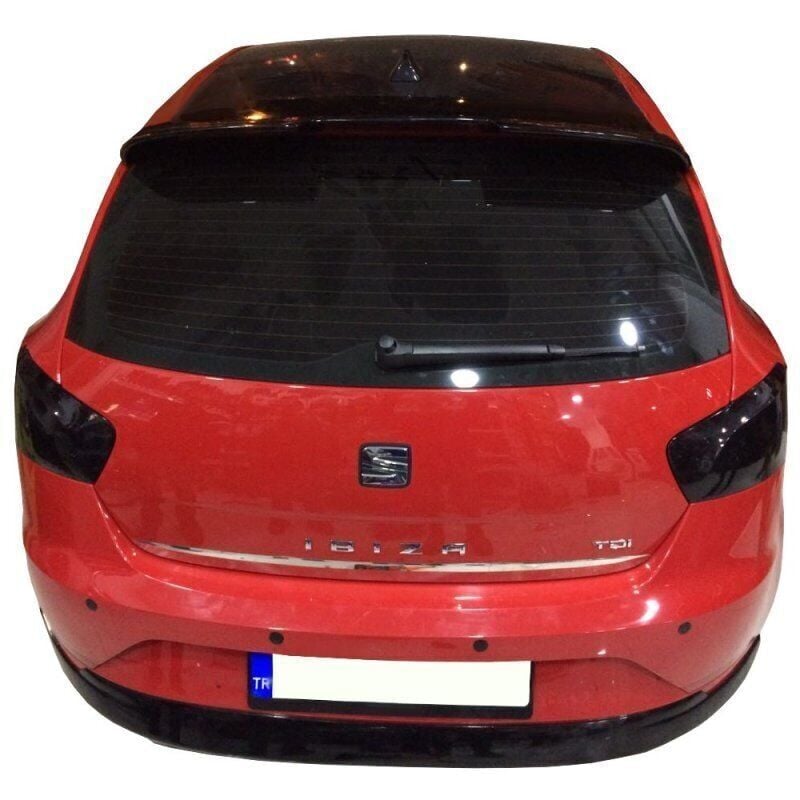Seat İbiza 2011 - 2018 Uyumlu Yedek Parça Kalın Arka Tampon Eki Boyasız