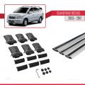 Ssangyong Rodius 2005-2012 Arası ile Uyumlu FLY Model Ara Atkı Tavan Barı Gri 3 Adet
