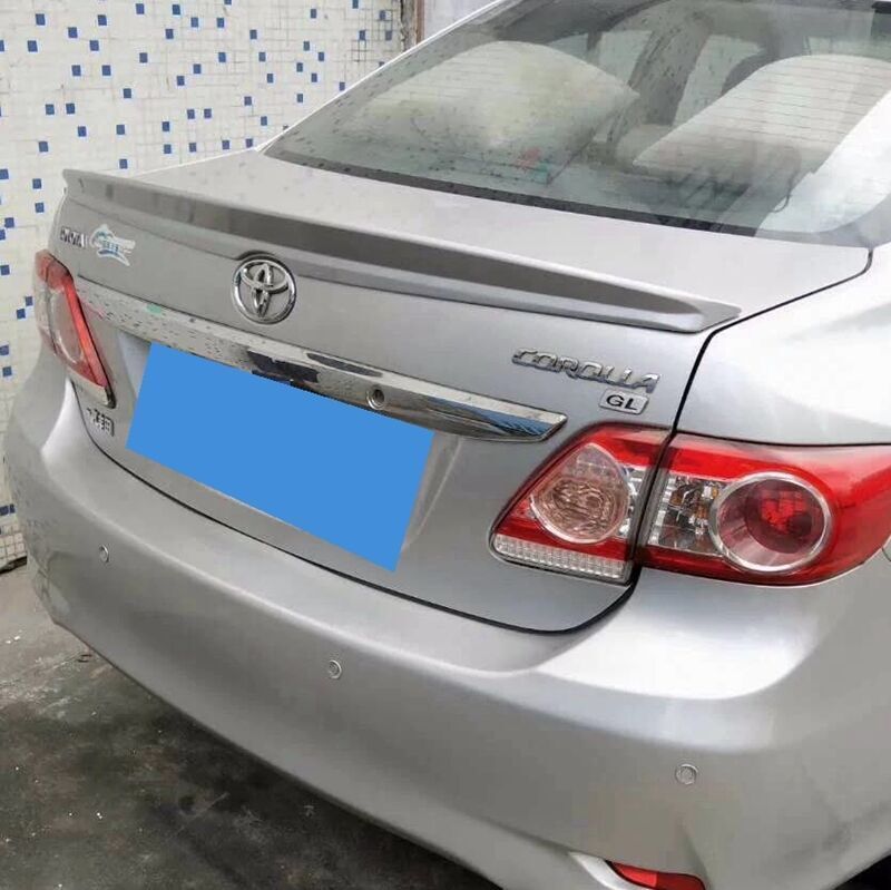 Toyota Corolla 2007-2013 Uyumlu Yedek Parça Spoiler (Plastik)