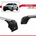 Toyota Venza 2021-2024 Arası ile Uyumlu ACE-2 Model Ara Atkı Tavan Barı Gri 2 Adet