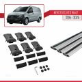 Mercedes Vito 3 (W447) 2014 ve Sonrası ile Uyumlu FLY Model Ara Atkı Tavan Barı Gri 3 Adet