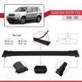 Ssangyong Rexton (Y250) 2006-2012 Arası ile Uyumlu FLY Model Ara Atkı Tavan Barı Siyah 3 Adet