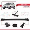 Pontiac Vibe 2003-2008 Arası ile Uyumlu FLY Model Ara Atkı Tavan Barı Siyah 3 Adet