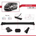 Opel Vivaro B 2014-2019 Arası ile Uyumlu FLY Model Ara Atkı Tavan Barı Siyah 3 Adet