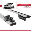 Nissan X-Trail 3 (T32) 2014-2021 Arası ile Uyumlu HOOK Model Ara Atkı Tavan Barı Gri 2 Adet