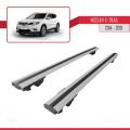 Nissan X-Trail 3 (T32) 2014-2021 Arası ile Uyumlu HOOK Model Ara Atkı Tavan Barı Gri 2 Adet